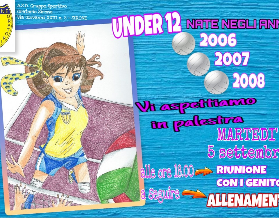 U12 ALLENAM.