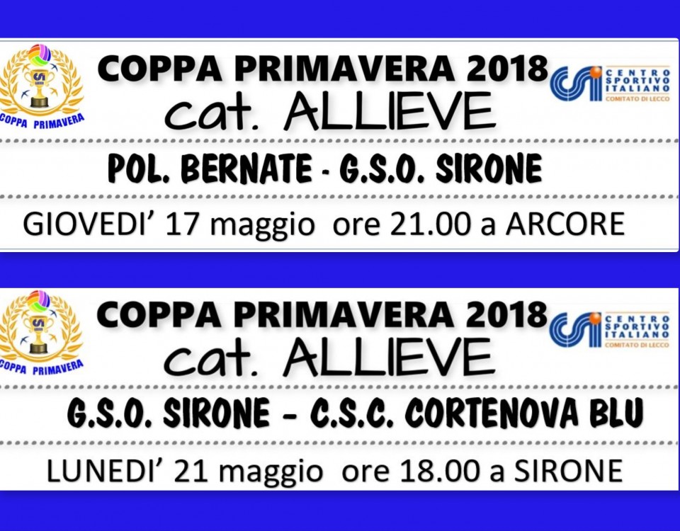 coppa primavera 2