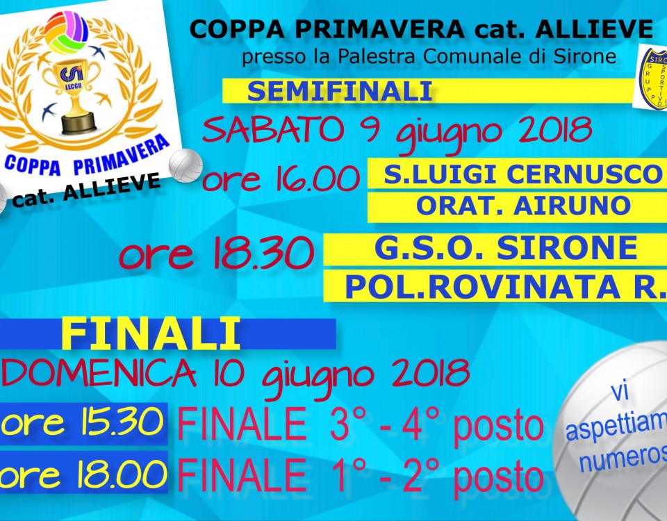 coppa prim finali