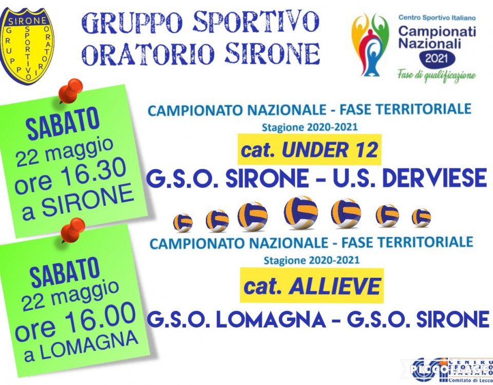 PARTITE 22.05