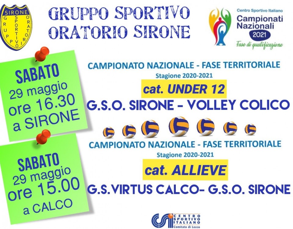 PARTITE 29.05