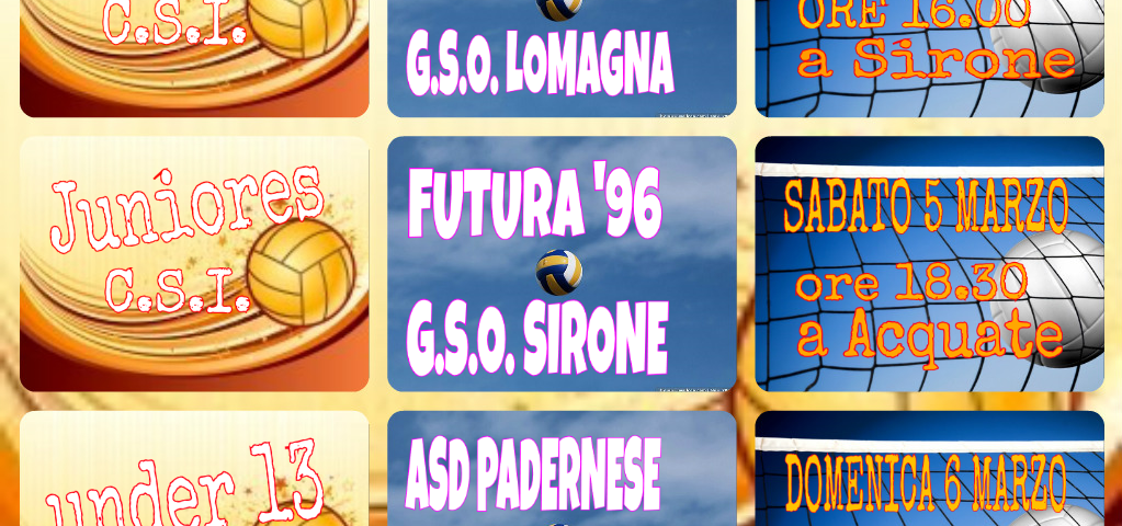 partite pvo 5 6 marzo